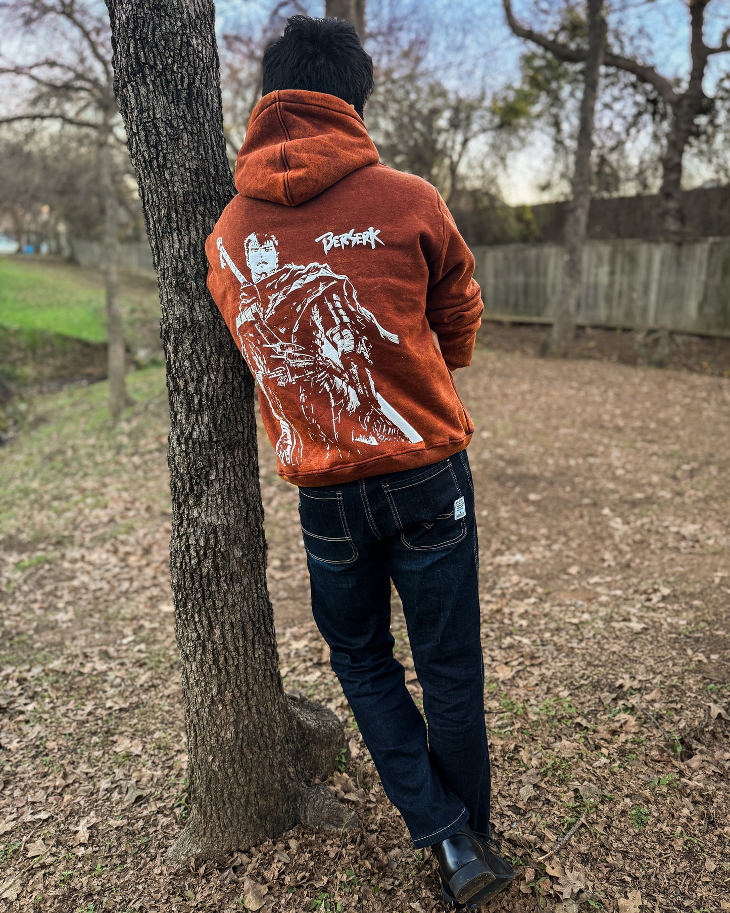 Berserk Core Oversized Pull Over Hoodie (Acid Washed)