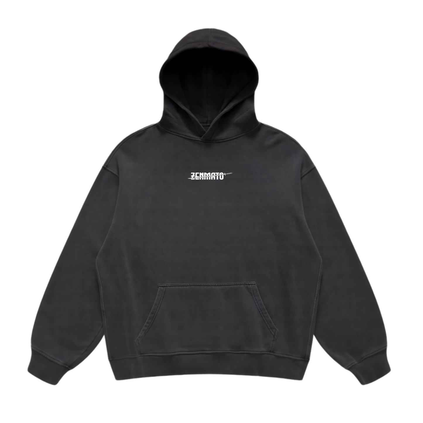 Vagabond Oversized Pull Over Hoodie (Acid Washed)