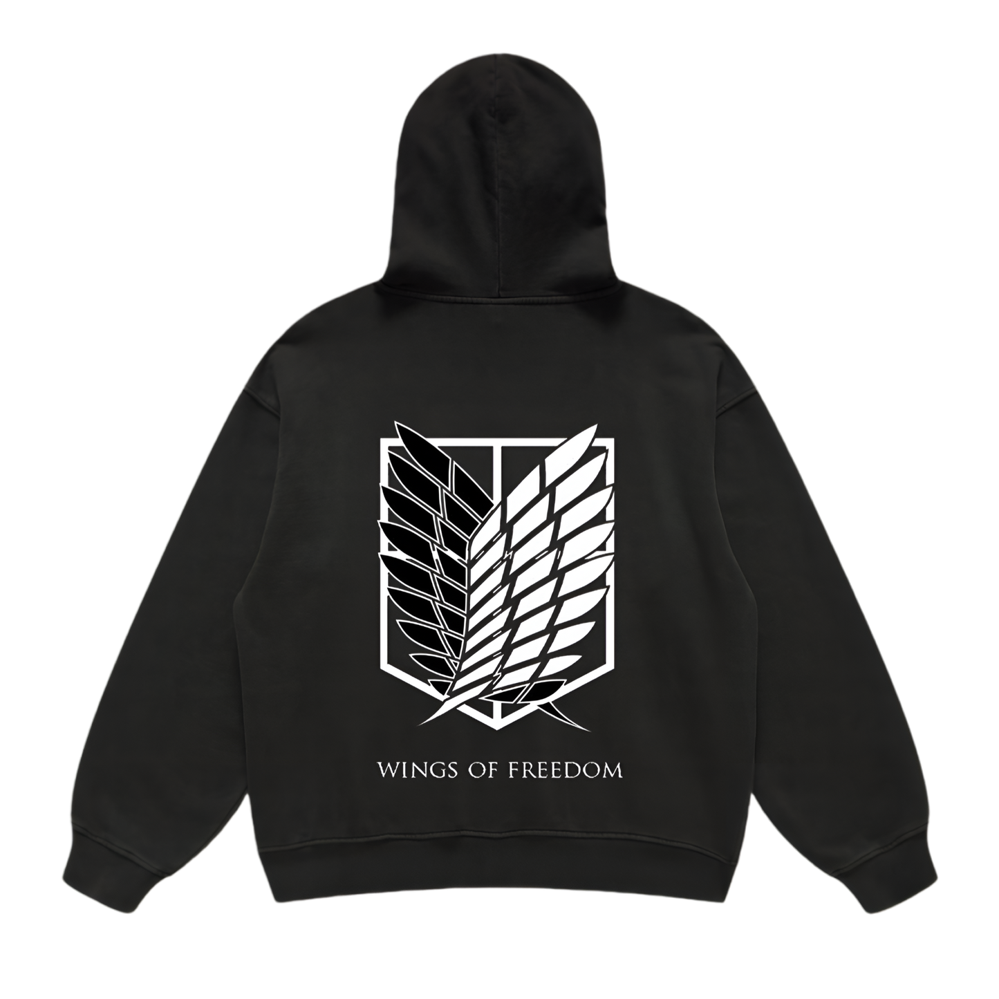 Wings of Freedom Boxy Crop Hoodie